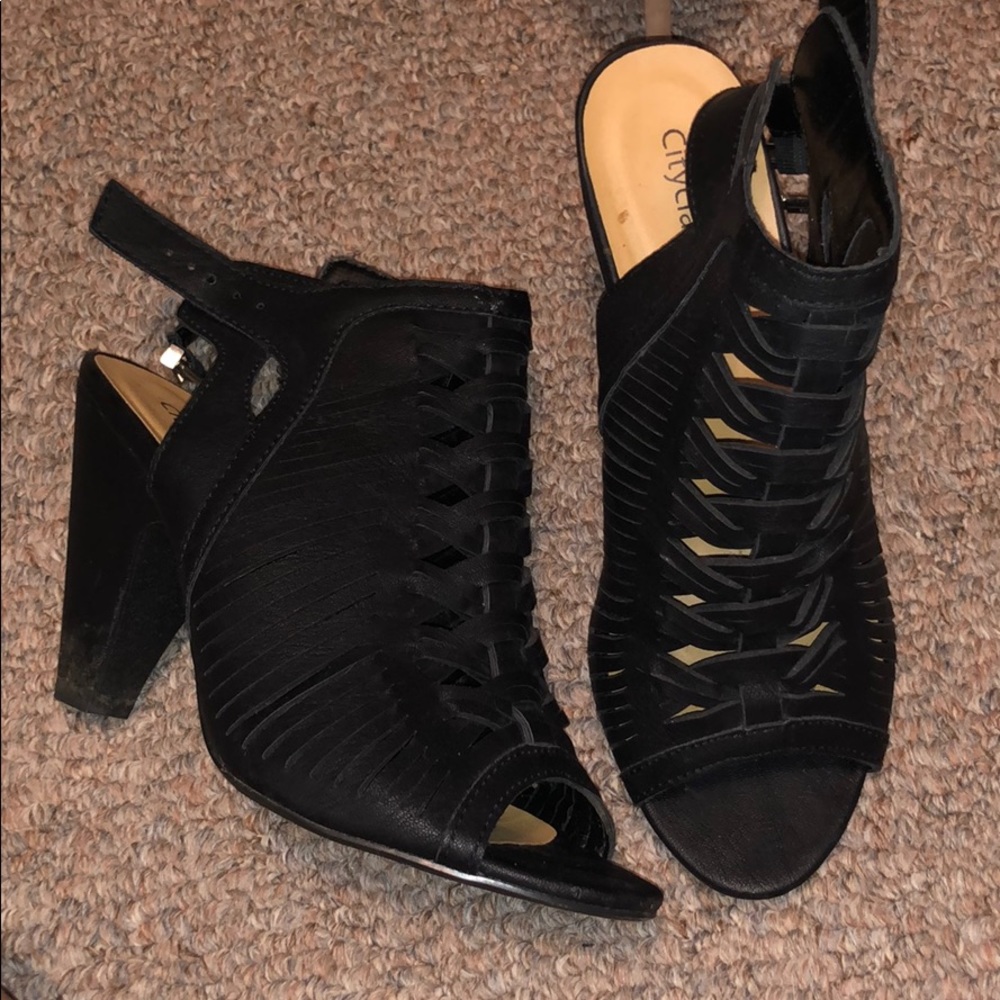 Black heels